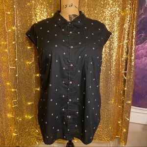 Merona 🌻 NWOT Printed Blouse